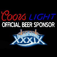 Coors Light Offical Beer Sponsor Beer Sign Neontábla