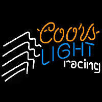 Coors Light Racing Beer Sign Neontábla