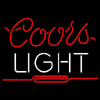 Coors Light Red Beer Sign Neontábla