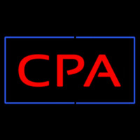 Cpa Rectangle Blue Neontábla