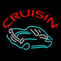 Crusin Car Logo Neontábla