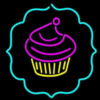 Cupcake Logo Neontábla