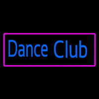 Dance Club With Pink Border Neontábla