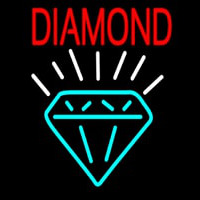 Diamond With Logo Neontábla