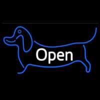 Dog Logo Open 2 Neontábla