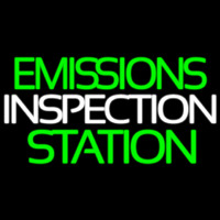 Emissions Inspection Station Neontábla