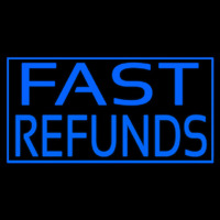 Fast Refunds Neontábla