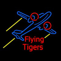 Flying Tigers Airplane Neontábla