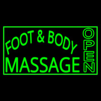 Foot And Body Massage Open Neontábla