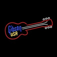 GIBSON USA GUITAR Neontábla