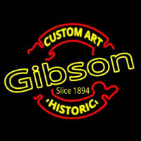 Gibson Guitar Custom Art Historic Neontábla