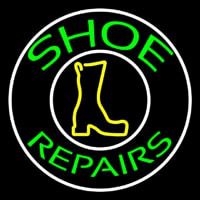 Green Shoe Repairs Neontábla