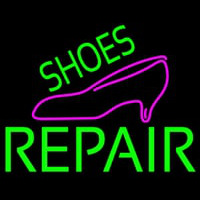 Green Shoes Repair Pink Sandal Neontábla