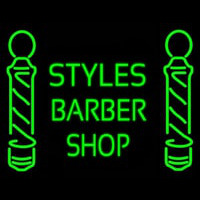 Green Styles Barber Shop Neontábla