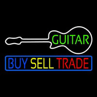 Guitars Buy Sell Trade 2 Neontábla