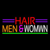 Hair Men And Women Neontábla