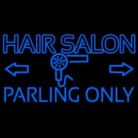 Hair Salon Parking Only Neontábla