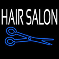 Hair Salon With Scissor Neontábla