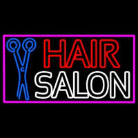 Hair Salon With Scissor Neontábla