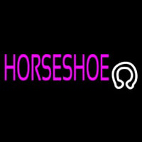 Horseshoe With Logo Neontábla