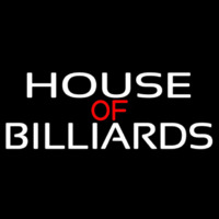 House Of Billiards 2 Neontábla