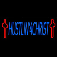 Hustlin 4 Christ Neontábla