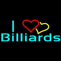 I Love Billiards 2 Neontábla