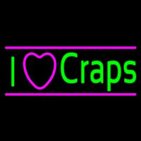 I Love Craps 3 Neontábla