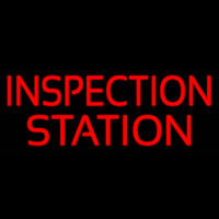 Inspectin Station Neontábla