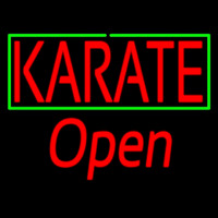 Karate Script1 Open Neontábla