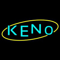 Keno With Oval 1 Neontábla