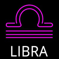 Libra Icon Neontábla