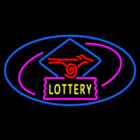 Lottery Logo Neontábla