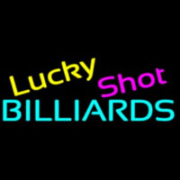 Lucky Shot Billiards 1 Neontábla