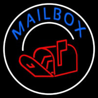 Mailbo  With Logo Circle 1 Neontábla