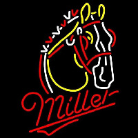 Miler Horse Beer Sign Neontábla