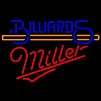 Miller Billiards With Stick Pool Neontábla