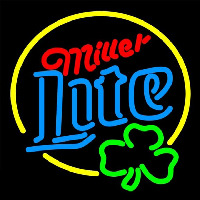 Miller Lite Clover Beer Sign Neontábla