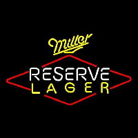 Miller Reserve Lager Beer Sign Neontábla