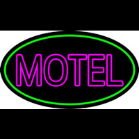 Motel With Green Border Neontábla