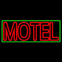 Motel With Green Border Neontábla