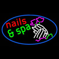 Nails And Spa Neontábla