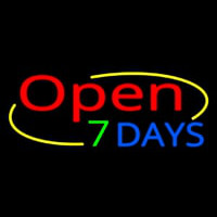 Open 7 Days Neontábla