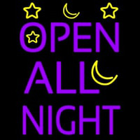 Open All Night Neontábla