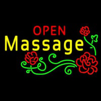 Open Massage Neontábla