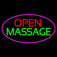 Open Massage Neontábla