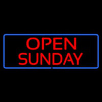 Open Sunday Neontábla