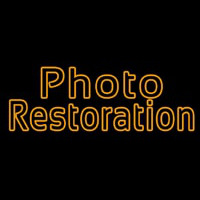 Orange Photo Restoration Neontábla