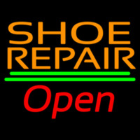 Orange Shoe Repair Open Neontábla