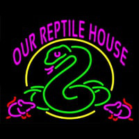 Our Reptile House Neontábla